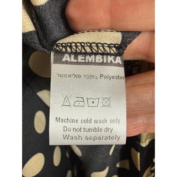 Alembika Paisley Dot Long Kimono Jacket Robe Satin Women's Size 1X Multi NWT - Picture 13 of 13